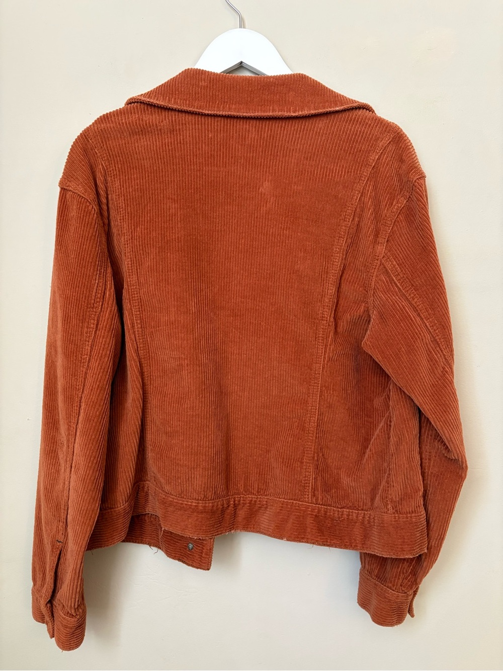 Free People Rust Corduroy Button-Front Jacket - Picture 5 of 5